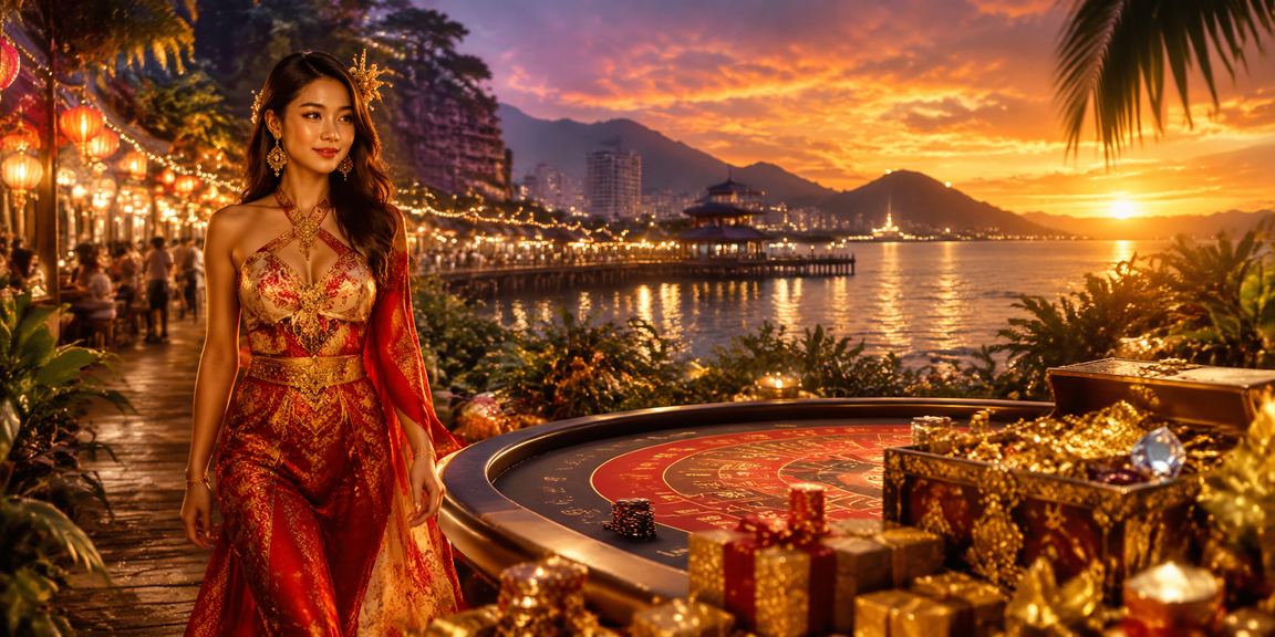 Pemain dari Kota Kinabalu menikmati permainan baccarat setelah mendaftar akaun d20n dengan mudah